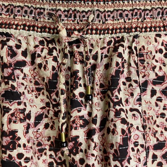 Scotch And Soda Vagabond Voyage Pants Size 2 Printed Elastic Boho 30x28 - Picture 6 of 12